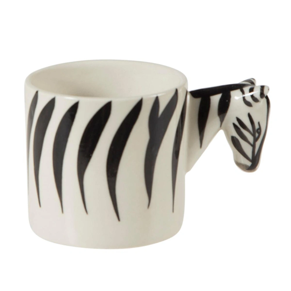 Mudo Home Zebra Wild Kahve Fi̇ncani görseli 1