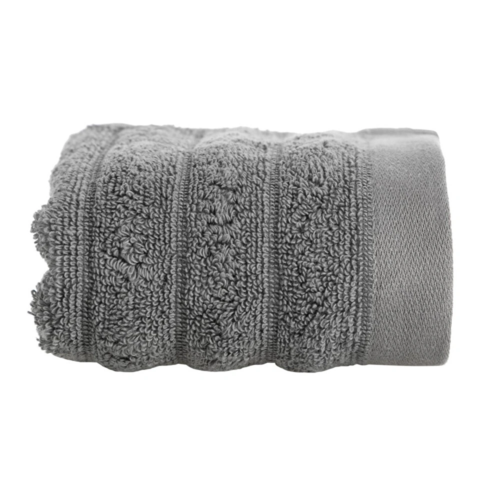 Mudo Home Stella El Havlusu Koyu Gri̇ 30x50 görseli 1