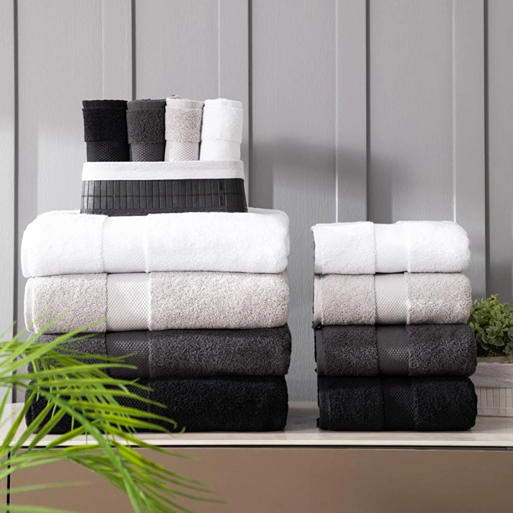 Mudo Home Classy El Havlusu Beyaz 30x50 Cm görseli 2