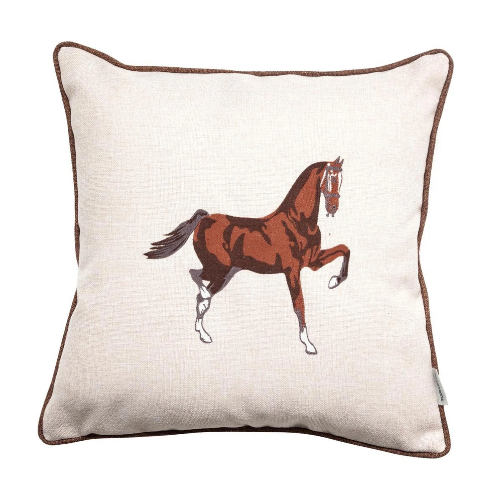 Mudo Home Wild At Kirlent Ekru 43x43 Cm görseli 1