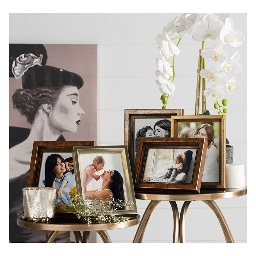 Mudo Home Olivia 13x18 Fotoğraf Çerçevesi̇ Altin görseli 2