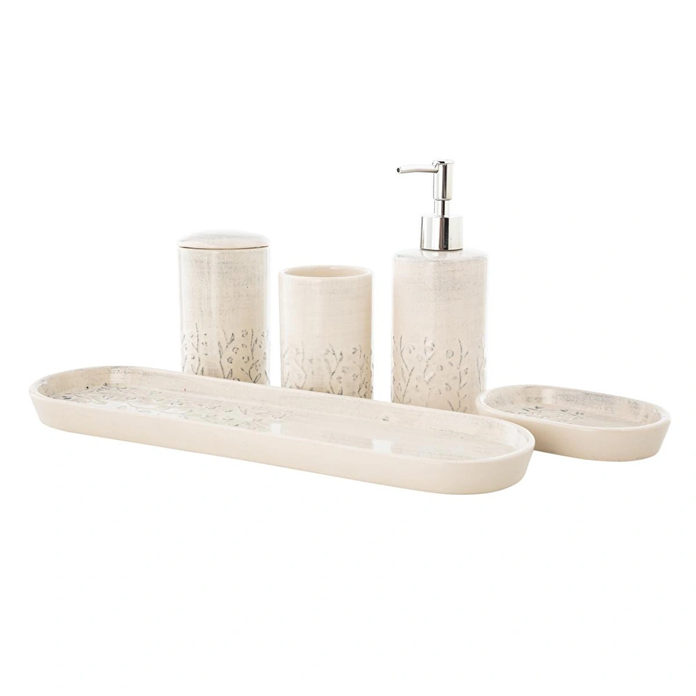 Mudo Home Florista 5'li̇ Kutulu Banyo Seti̇ görseli 1