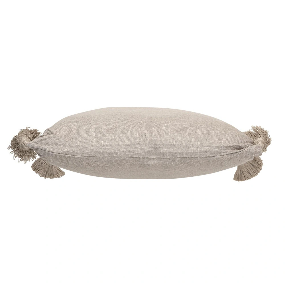 Mudo Home Alba Kirlent Püsküllü Krem 45x45 Cm görseli 3