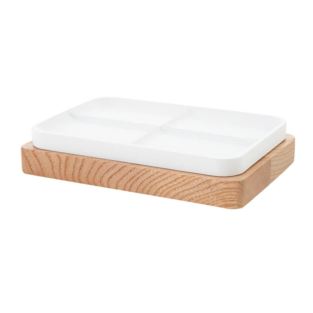Mudo Home Boho Kati Sabunluk Beyaz görseli 2
