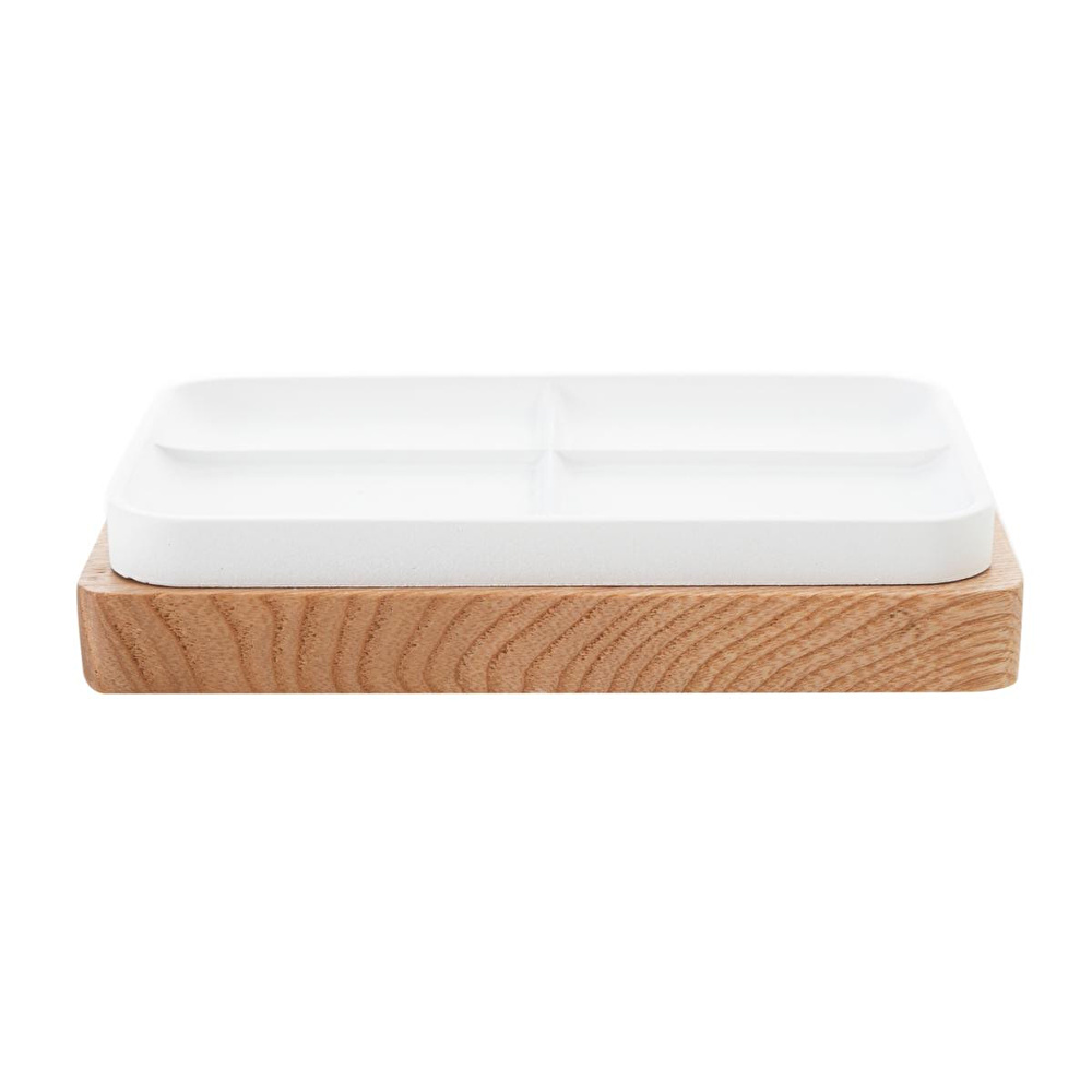 Mudo Home Boho Kati Sabunluk Beyaz görseli 3