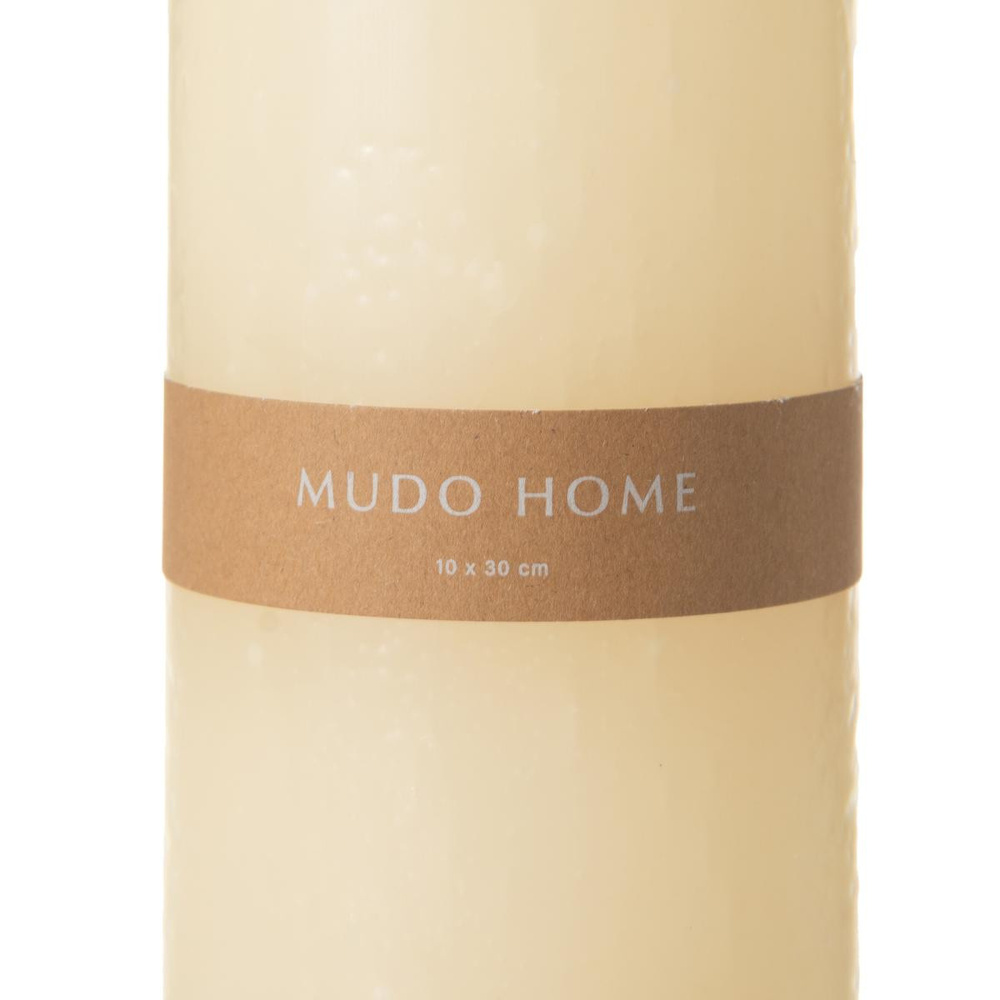 Mudo Home Fener Mum Krem 10x30 Cm görseli 2