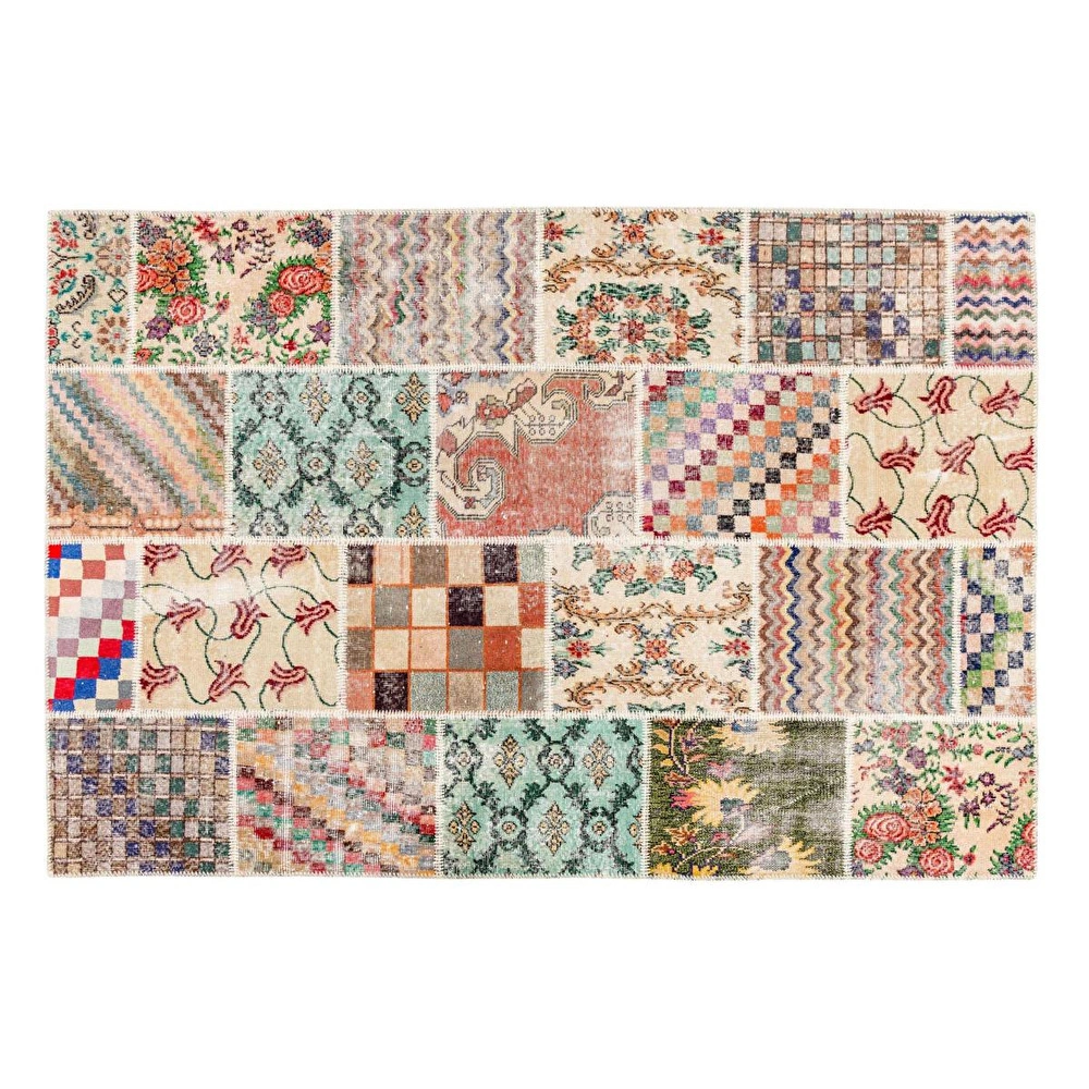 Mudo Home Zeki Patchwork Hali 170x240 görseli 1