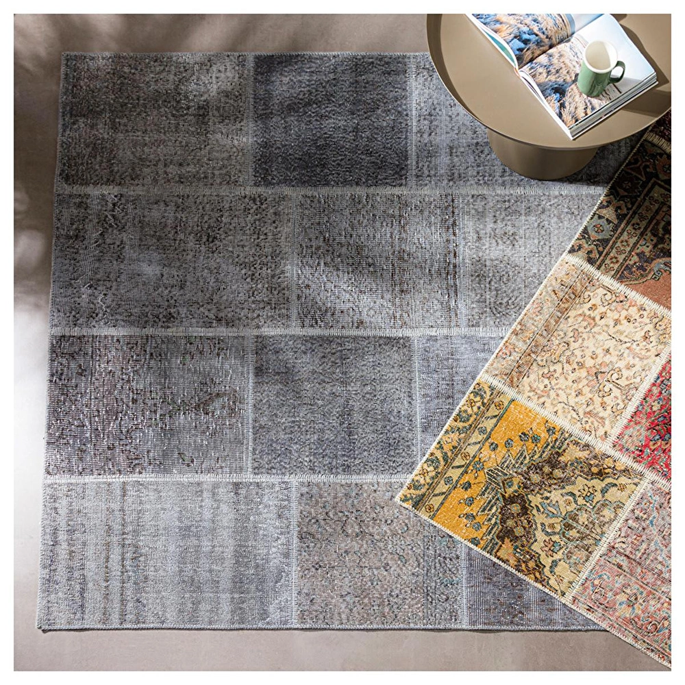 Mudo Home Zeki Patchwork Hali 170x240 görseli 4