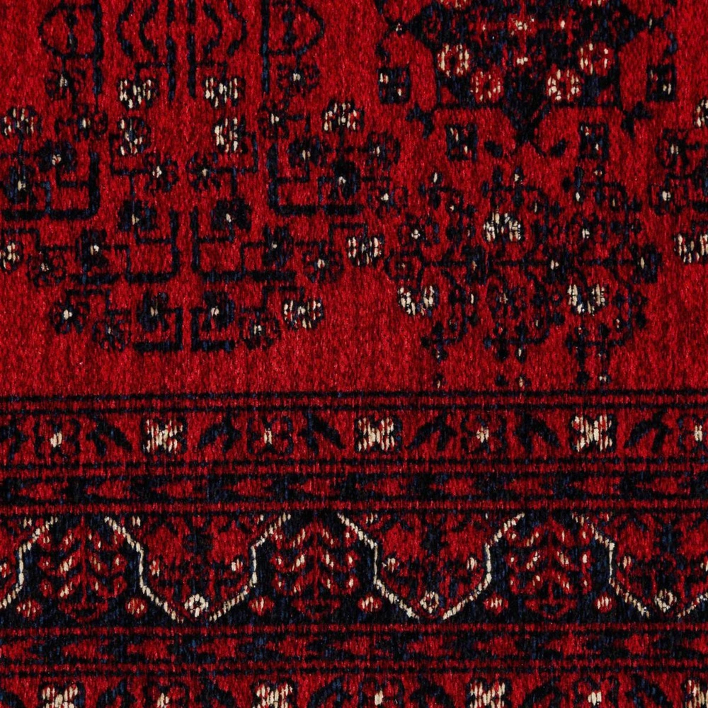 Mudo Home Jina Bold Ki̇li̇m Kirmizi Laci̇vert 80x150 Cm görseli 4