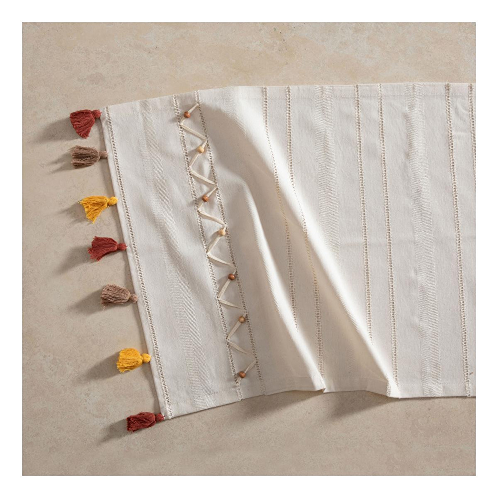 Mudo Home Boncuk Ponponlu Runner 50x130 görseli 1