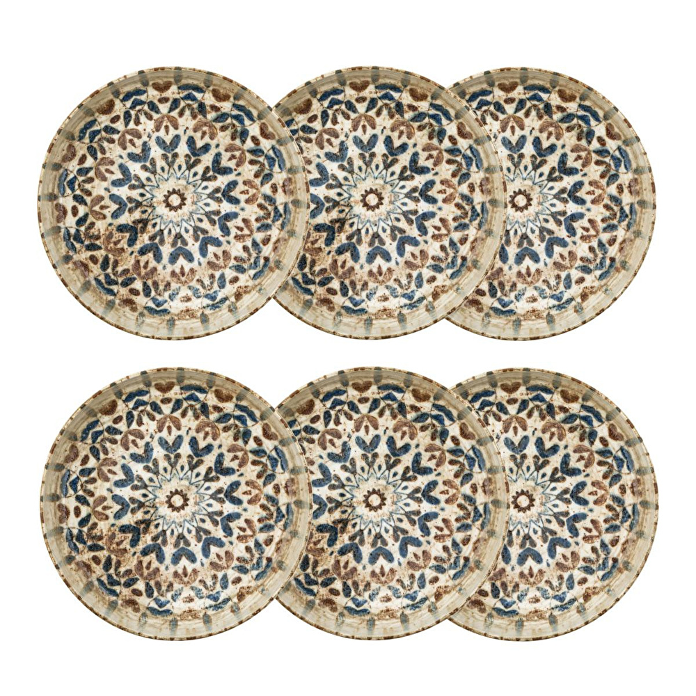 Mudo Home Ephesus Çukur Tabak Seti̇ 23cm -6li görseli 1