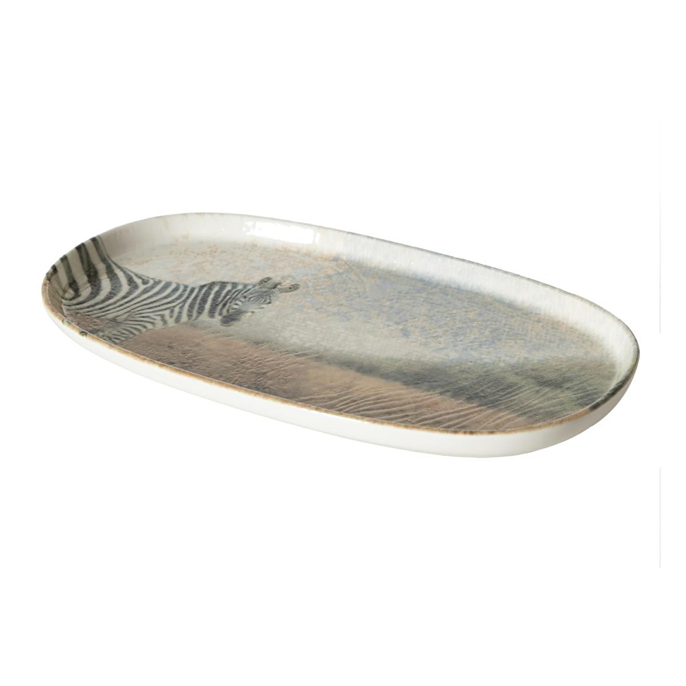 Mudo Home Wild Düz Kayik Tabak 34cm görseli 3