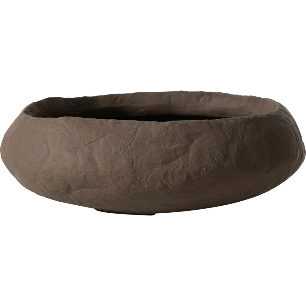 Mudo Home Earth Dekorati̇f Kase Kahve 43x39x15cm görseli 1