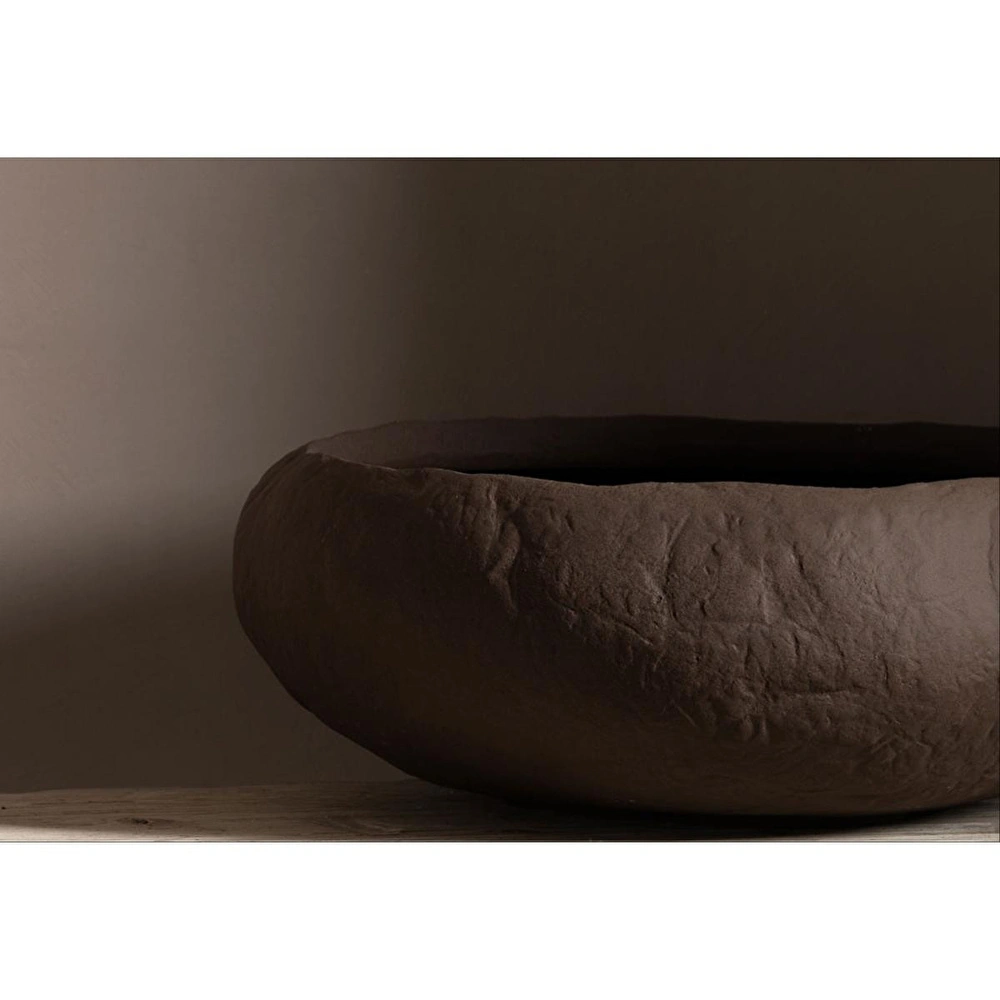 Mudo Home Earth Dekorati̇f Kase Kahve 43x39x15cm görseli 2