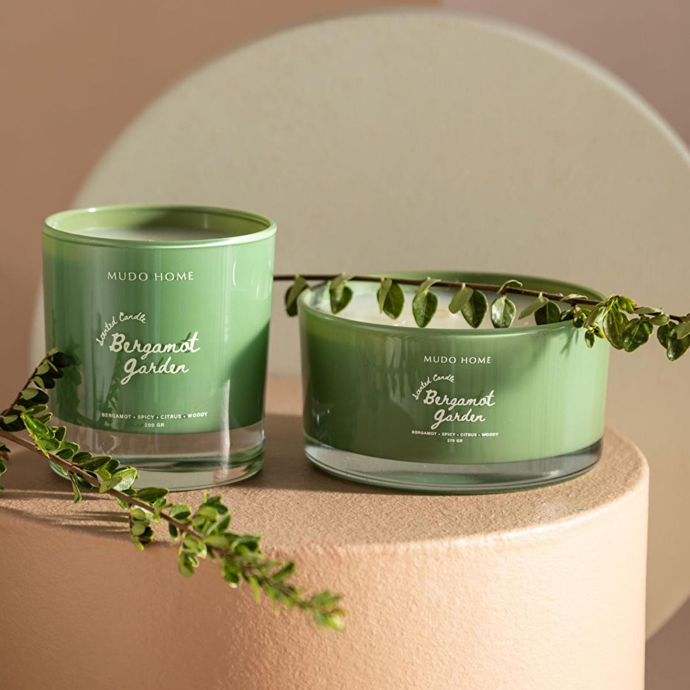 Mudo Home Bergamot Garden Yatay Mum görseli 3