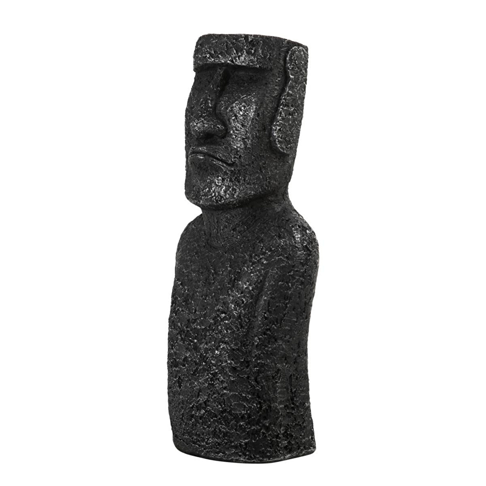 Mudo Home Moai Statue Gri̇ Bi̇blo 12x18x44 Cm görseli 3