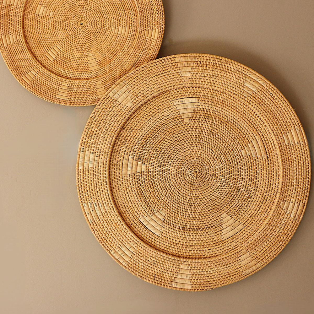 Mylamp Sumba Elegance Rattan Duvar Tabağı 60x6 Cm görseli 5