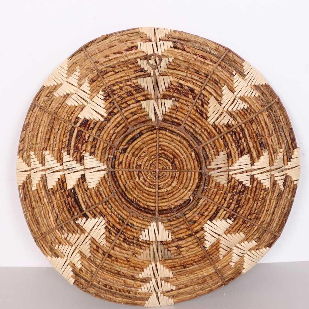 Mylamp Kaunos 60x14 Cm Çap- Doğal Abaka Duvar Tabağı görseli 6