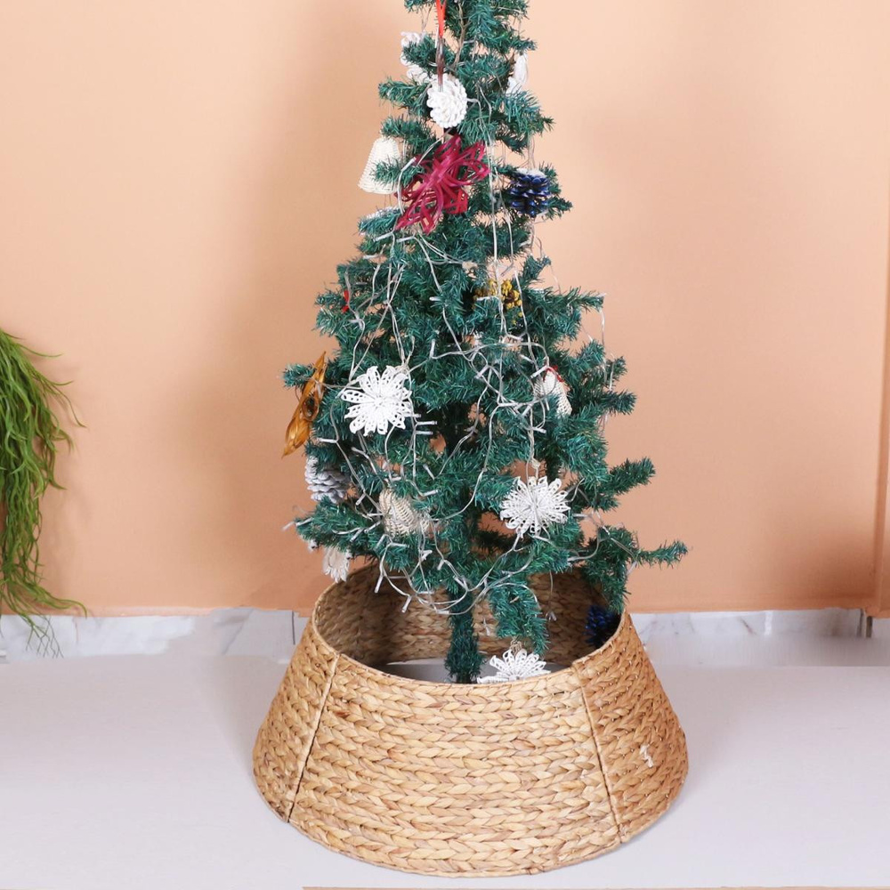 Mylamp Yılbaşı Ağacı Eteği 73x51x28 Cm Doğal Su Sümbülü görseli 1