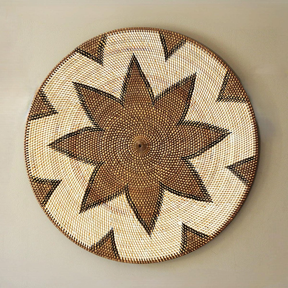 Mylamp Sumatra Elegance Rattan Duvar Tabağı 80x2 Cm görseli 1