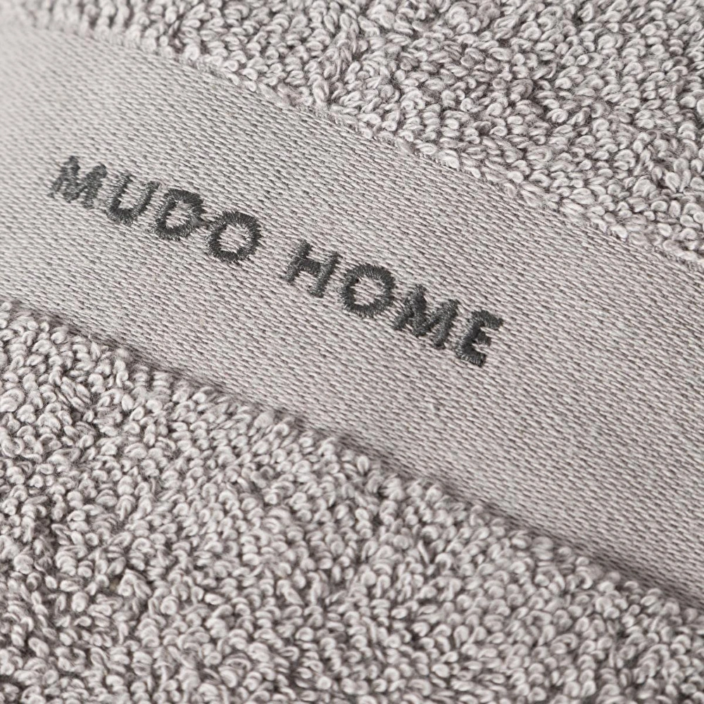 Mudo Home Gri̇ Yüz Havlusu 50x80 Cm görseli 3
