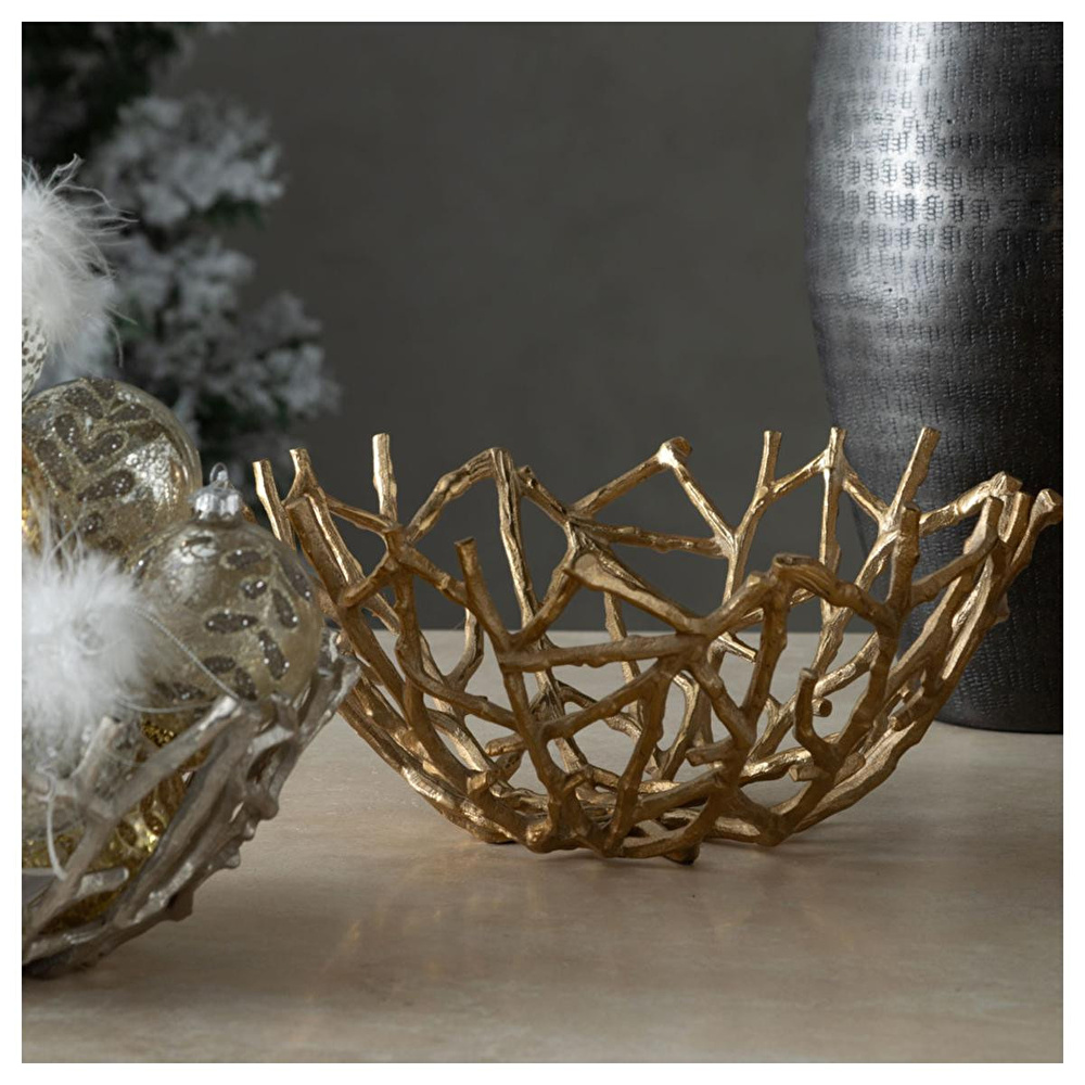 Mudo Home Tree Dekorati̇f Kase 15x35cm görseli 2