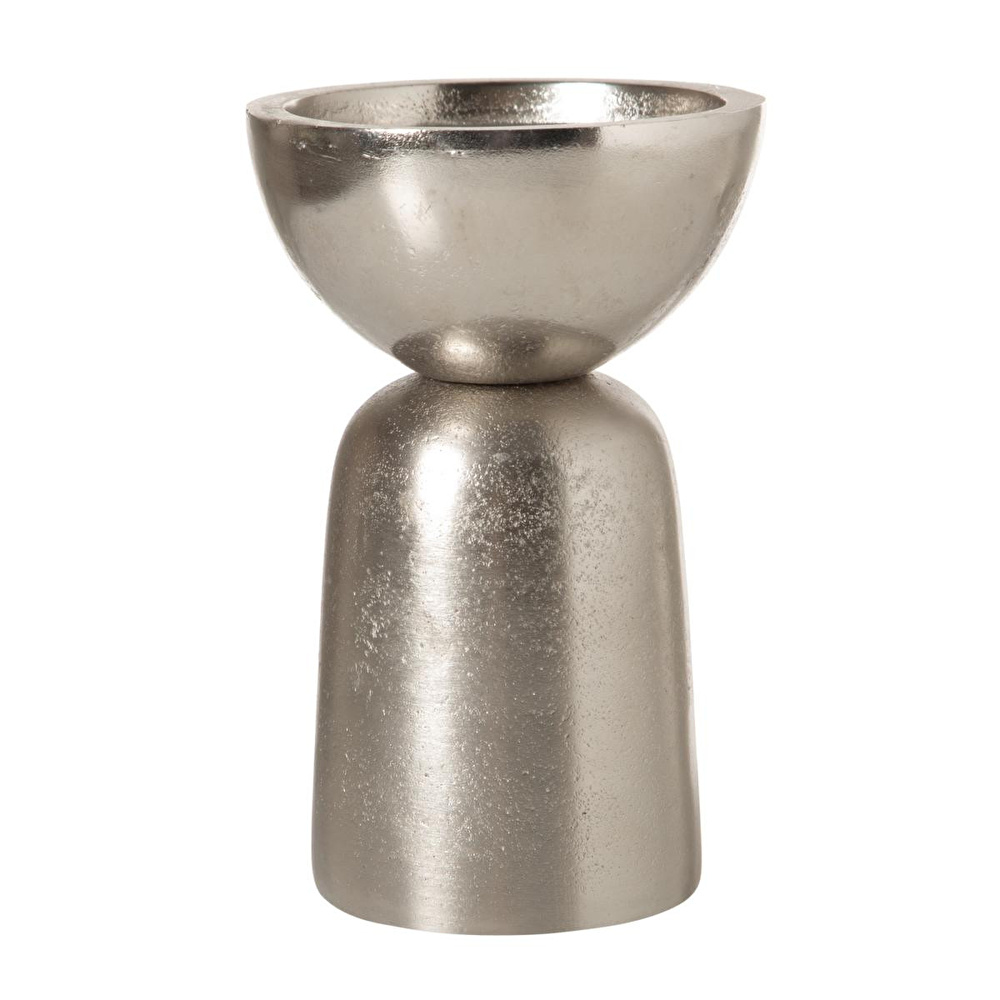 Mudo Home Candela Mumluk Silver 12x18 Cm görseli 1