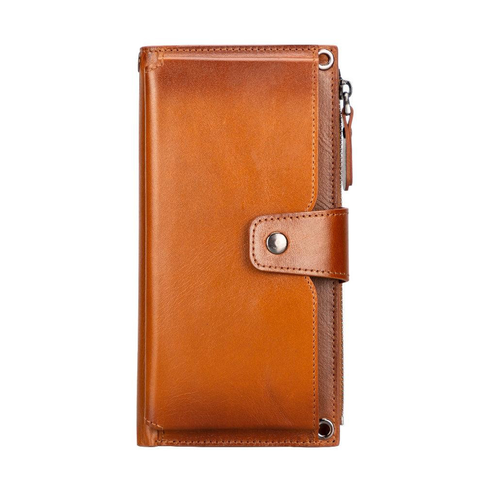 Bloominbag Lozan Strap Cognac Tan Gerçek Deri Çapraz Askılı Telefon Bölmeli Cüzdan Çanta görseli 4