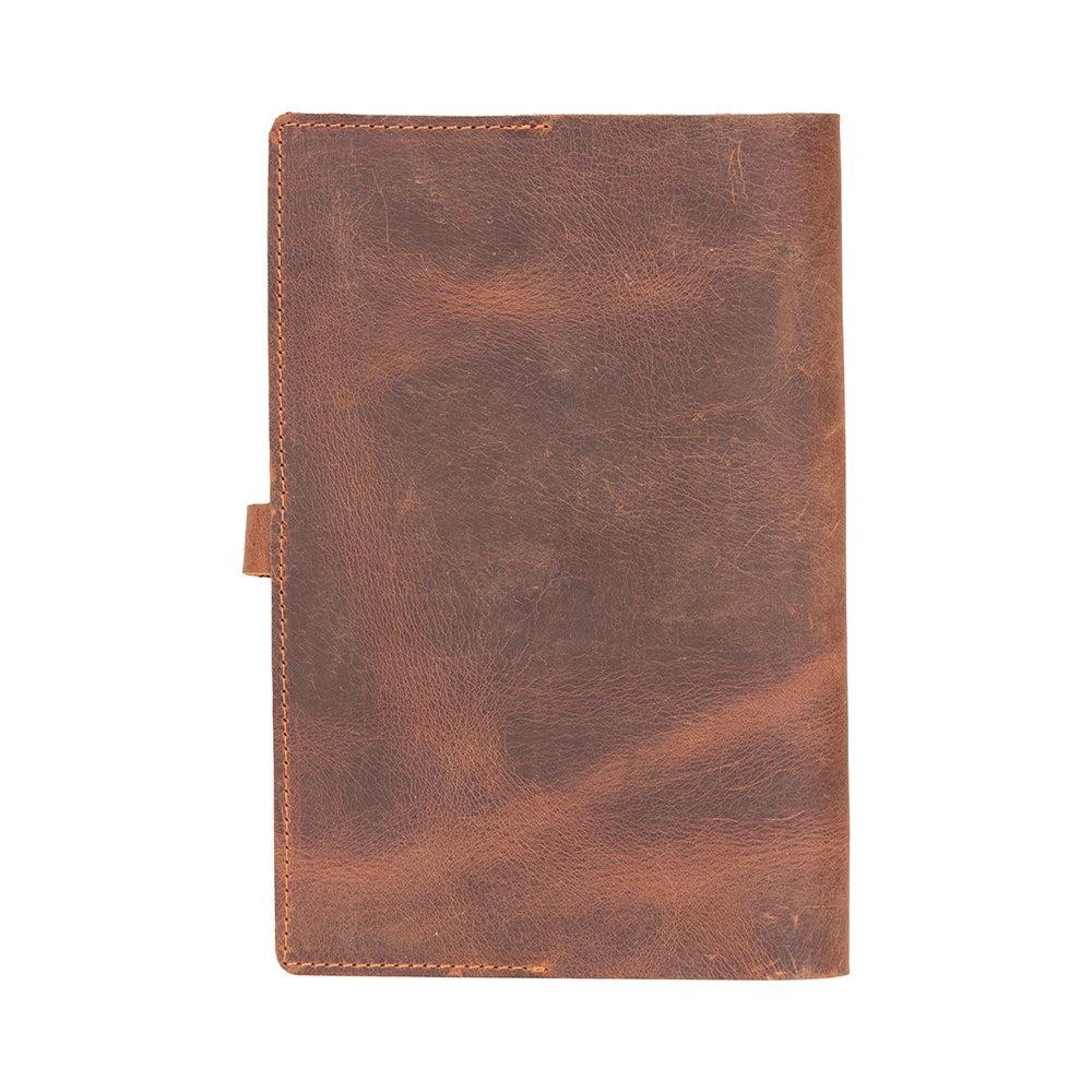 Bloominbag Bloom Quiet Edit Saddle Brown A5 Deri Kitap Defter Kılıfı görseli 5