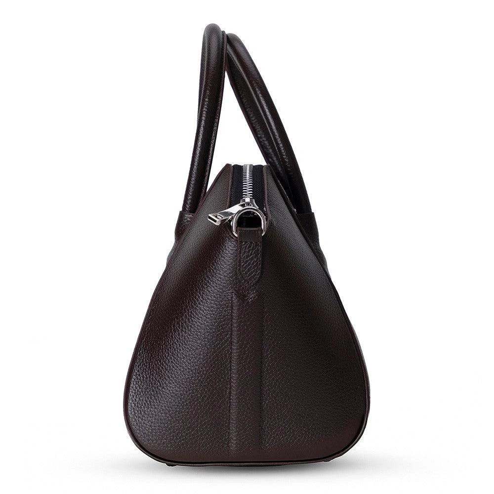 Bloominbag Aria Walnut Brown Medium Hakiki Deri Kadın El & Omuz Çantası görseli 4