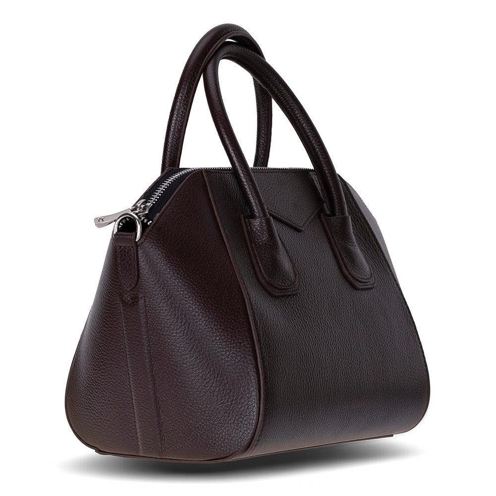 Bloominbag Aria Walnut Brown Medium Hakiki Deri Kadın El & Omuz Çantası görseli 2