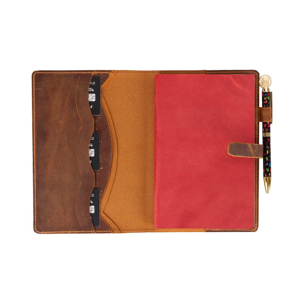 Bloominbag Bloom Quiet Edit Moccasin A5 Deri Kitap Defter Kılıfı görseli 3