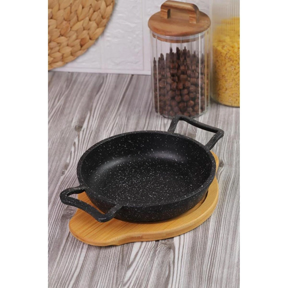 Bambum Pade - Yuvarlak Sahan 18 Cm Bambu Altlık görseli 2