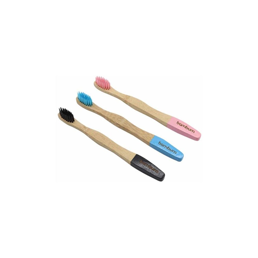 Bambum Salute - Bambu Diş Fırçası Çocuk 3lü Set görseli 1