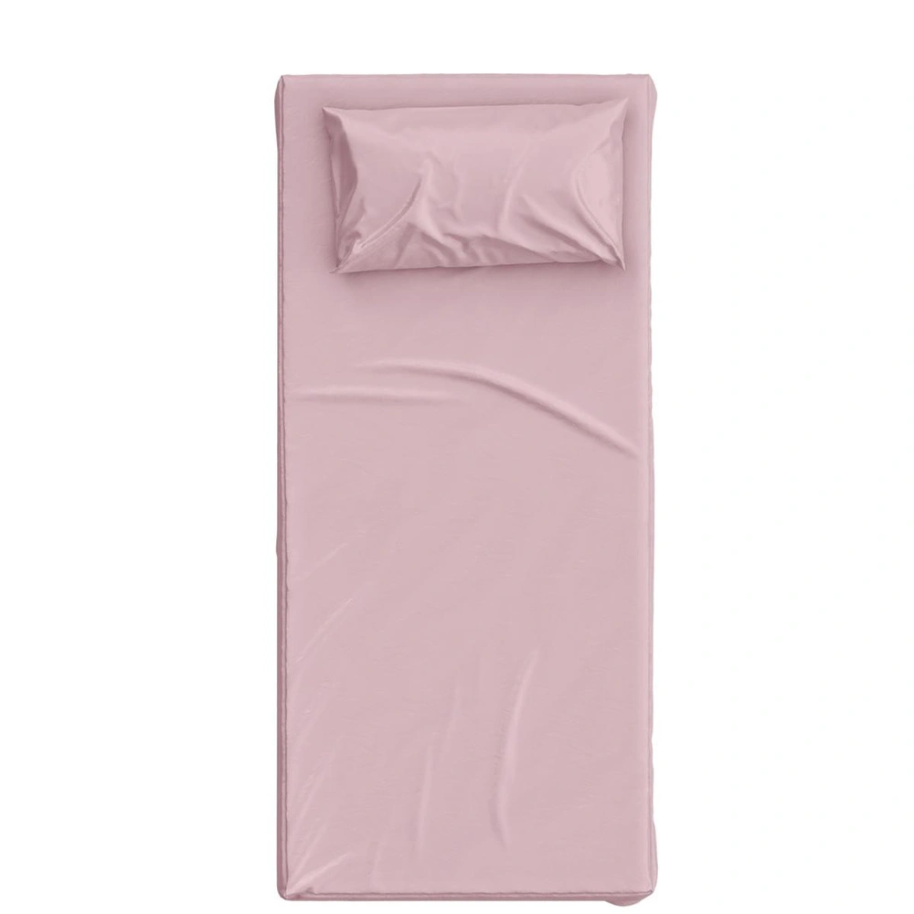 Itsy Bitsy Kids Basics Pamuk Saten Pembe Çocuk Çarşaf Seti 90x190cm görseli 1