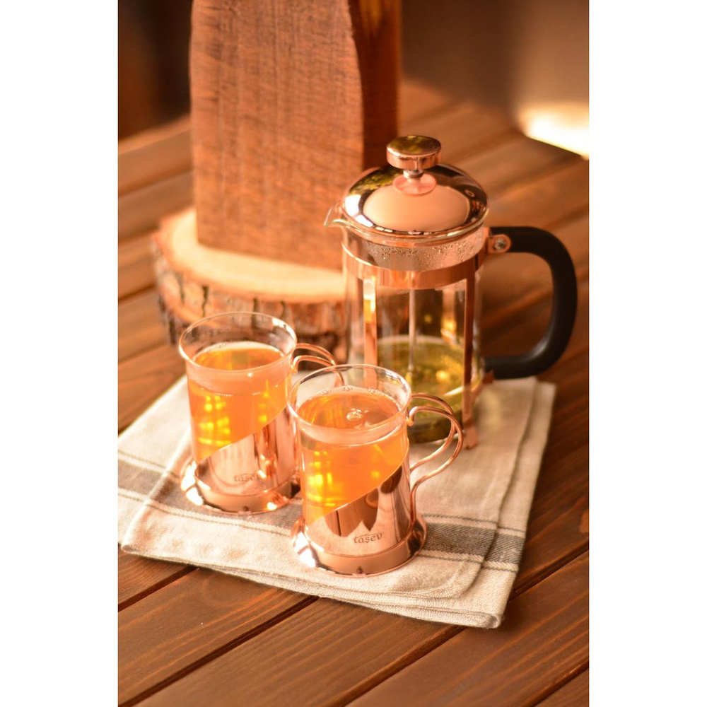 Bambum Taşev Holmes French Press Set 600 Ml görseli 5