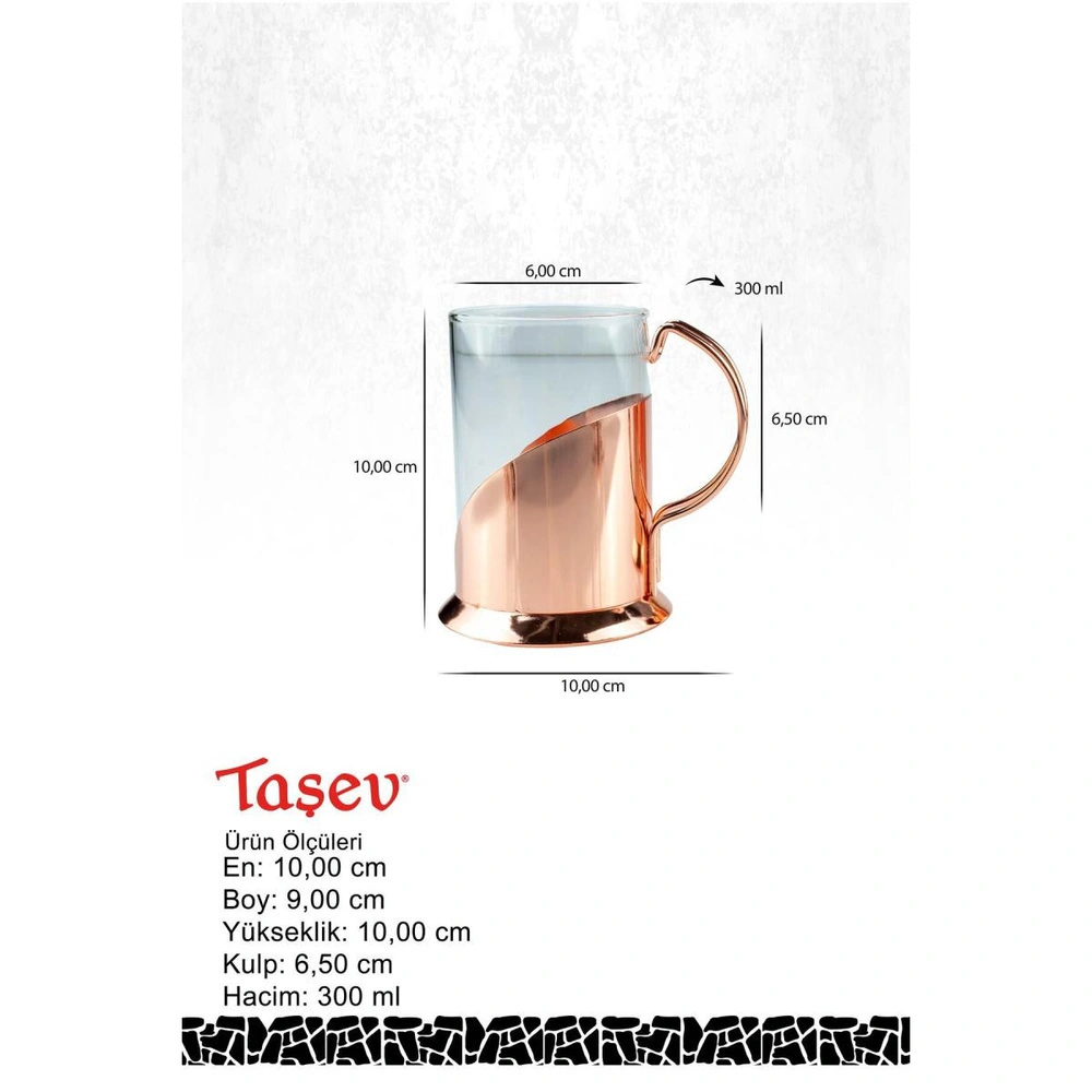 Bambum Taşev Holmes French Press Set 600 Ml görseli 3