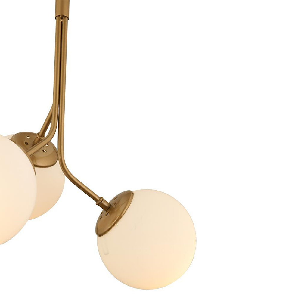 Apliqa Artel 3lü Eskitme Top Avize Modern Sarkıt, Mutfak Yatak Odası Salon Avize görseli 4