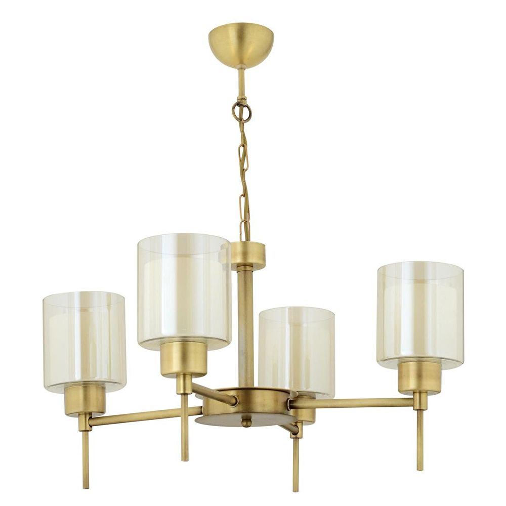 Apliqa Goldie 4 Lü Eskitme Modern Yatak Odası Salon Avize görseli 3