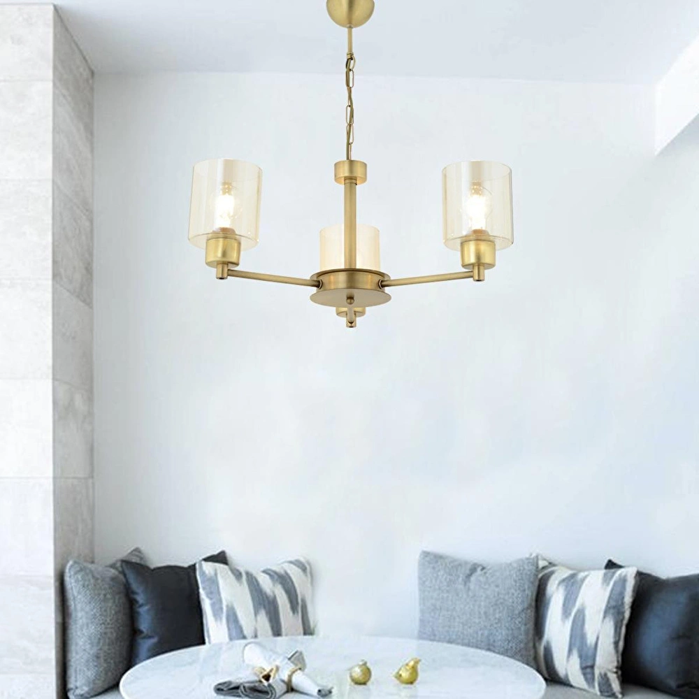 Apliqa Geneva 3 Lü Eskitme Modern Yatak Odası Salon Avize görseli 2