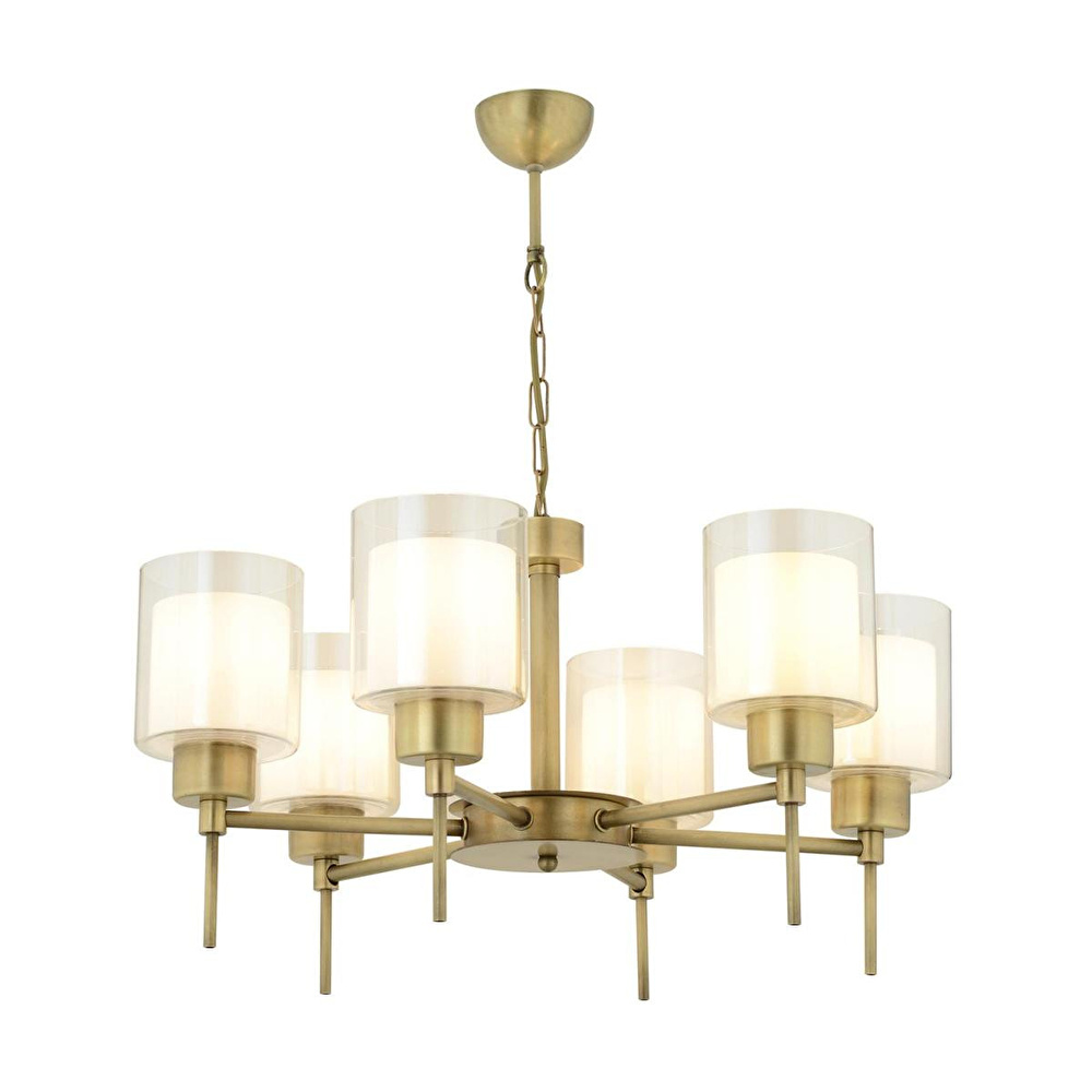 Apliqa Goldie 6 Lı Eskitme Modern Yatak Odası Salon Avize görseli 5