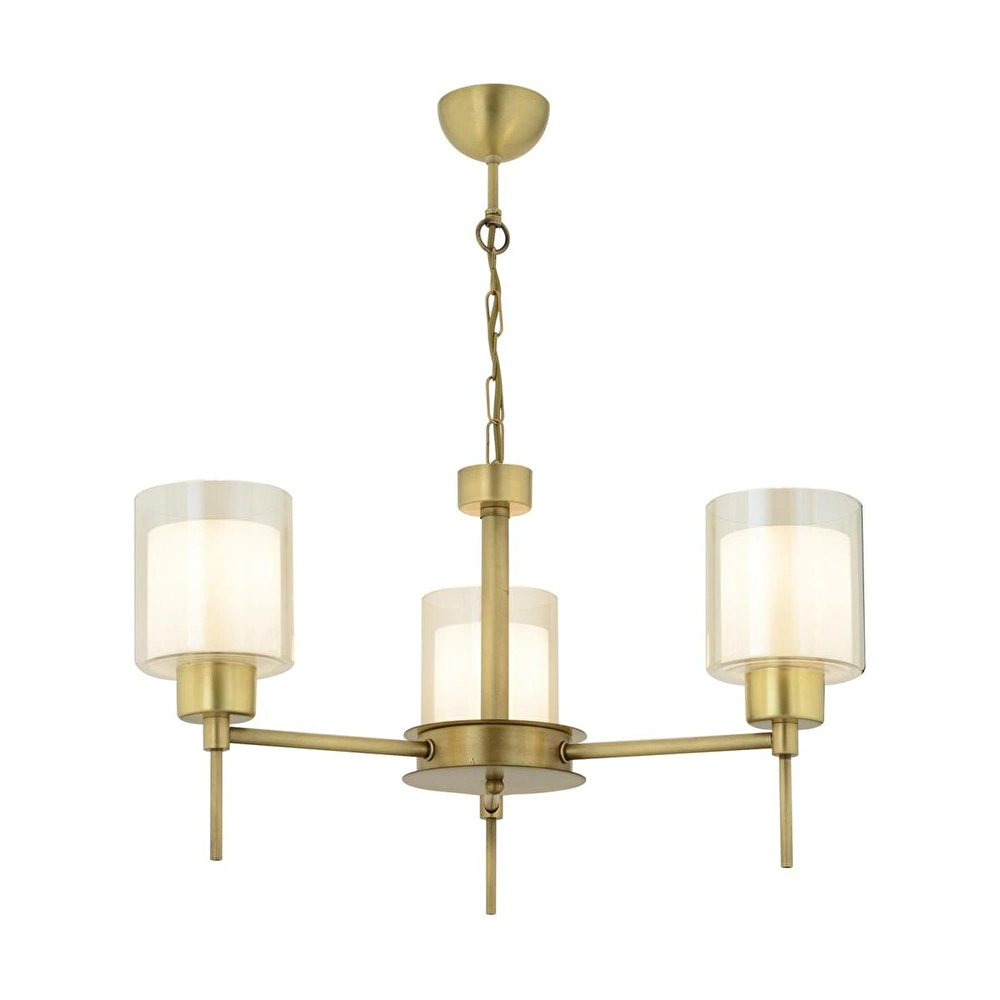 Apliqa Goldie 3 Lü Eskitme Modern Sarkıt Mutfak Salon Avize görseli 5
