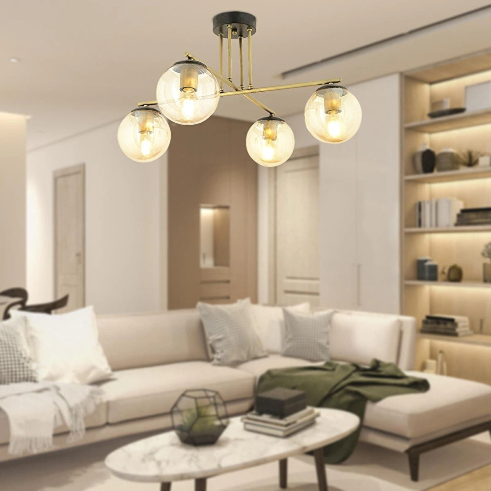Apliqa Mali 4 Kollu Eskitme Balcam Modern Yatak Odası Mutfak Salon Avize görseli 1