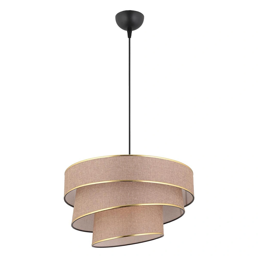 Apliqa Paoni 3 Katlı Eskitme Gold Detaylı Modern Koridor,yatak Odası Salon Avize görseli 3