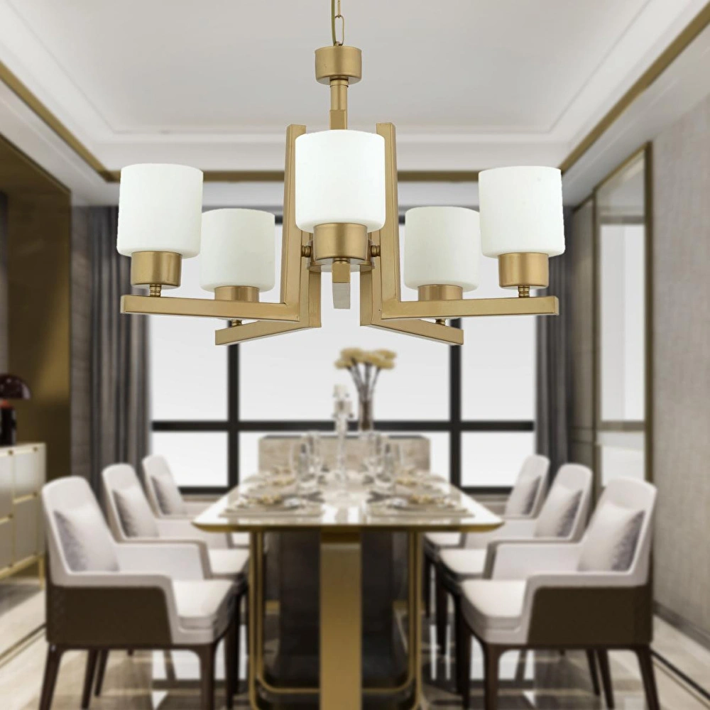 Apliqa Torqu 5 Li Eskitme Boyalı Modern Genç Odası Yatak Odası Salon Avize görseli 3