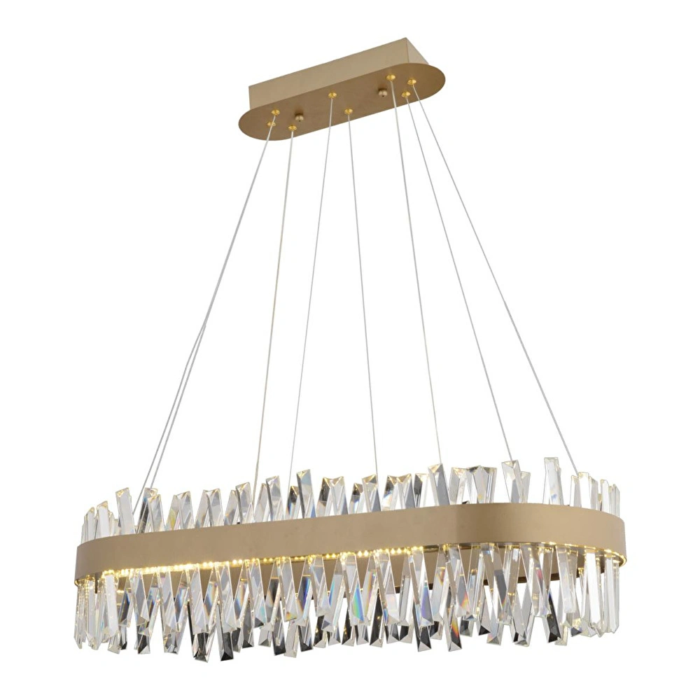 Apliqa Brampton 6'lı Sıralı Eskitme 3 Renkli 100 Watt Ledli Yemek Masası Üstü, Oturma Odası, Salon Avize görseli 2