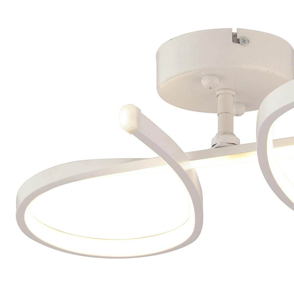 Apliqa Vetto Beyaz 38 Watt Plafonyer 3 Renkli Ledli Modern Mutfak Banyo Led Salon Sarkıt Avize görseli 4