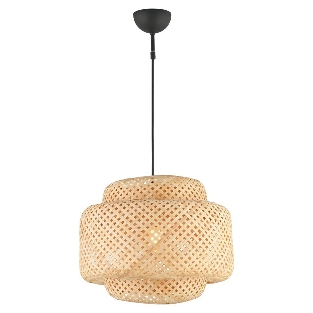 Apliqa Trudy Tekli Rattan Modern Tasarım Oturma Odası Avize görseli 2