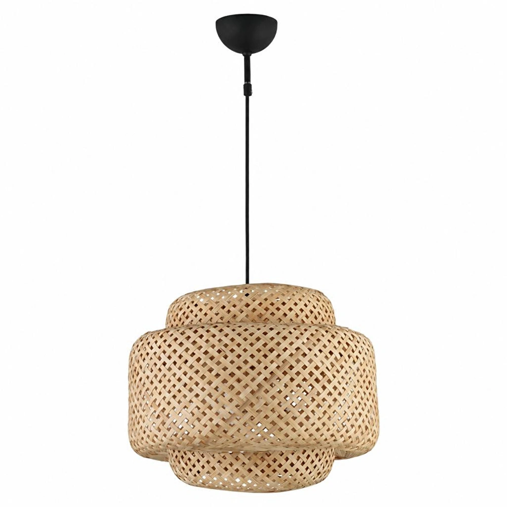 Apliqa Trudy Tekli Rattan Modern Tasarım Oturma Odası Avize görseli 3