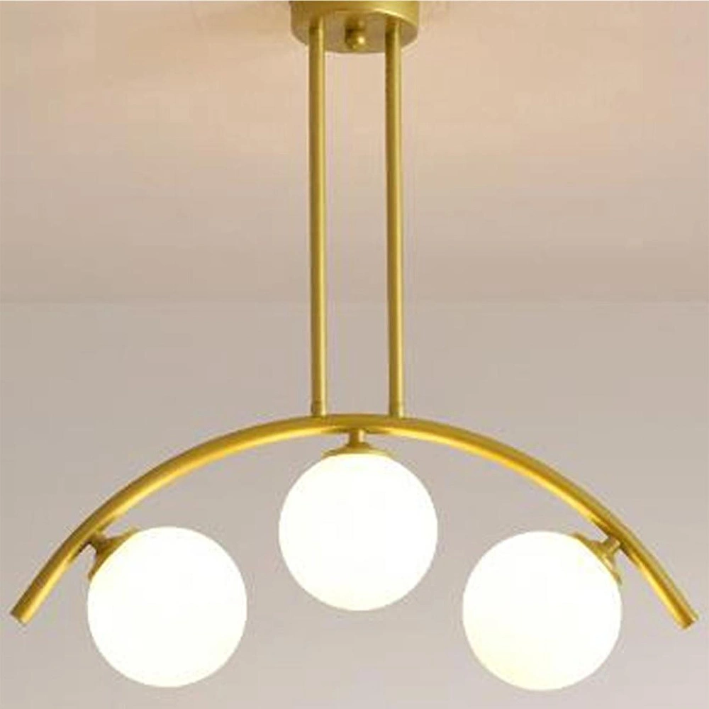 Apliqa Fralde 3 Lü Gold Modern Mutfak Cafe Restoran Için Uygun Retro Salon Avize görseli 2